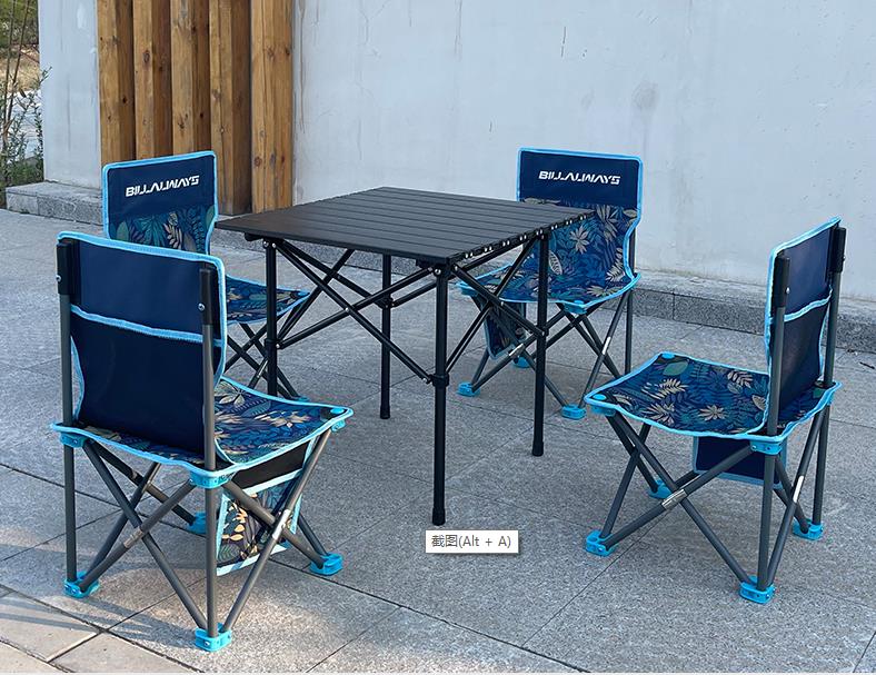 Portable Folding Chair Heavy Duty Fishing Chair with Side Pocket and Strap Carrying Bag Compact, Convenient Outdoor Chair for Hiking, Fishing and Camping – product image 7 | SUONAMA