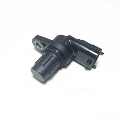 Camshaft position sensor with mounting flange and black electrical connector, Bosch-marked