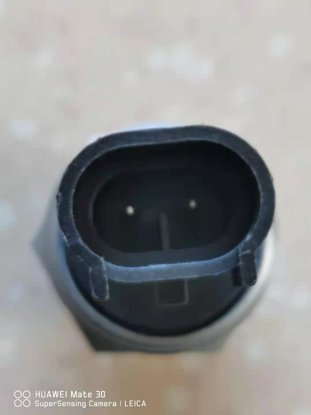 Water pressure sensor connector housing, black plastic plug socket