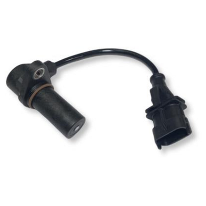 Crankshaft speed sensor with black wiring harness and electrical connector by SUONAMA
