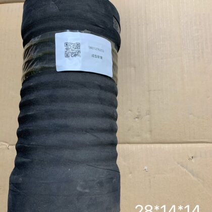 Forming hose, dark rubber, with barcode label; 28*14*14 size, 0.5kg