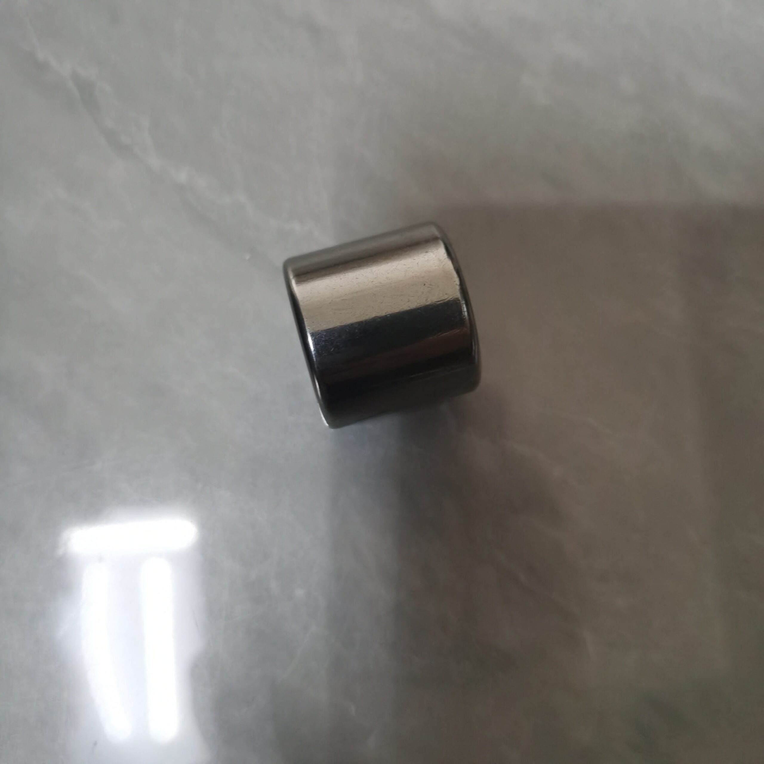 Needle roller bearing bushing, side view of metal outer ring