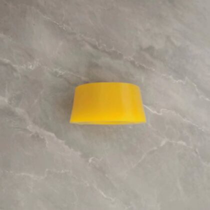 Rear stabilizer bar upper bushing, yellow rubber bushing with central hole