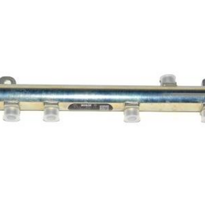 Metal injection rail with end connector and mounting clips by SUONAMA