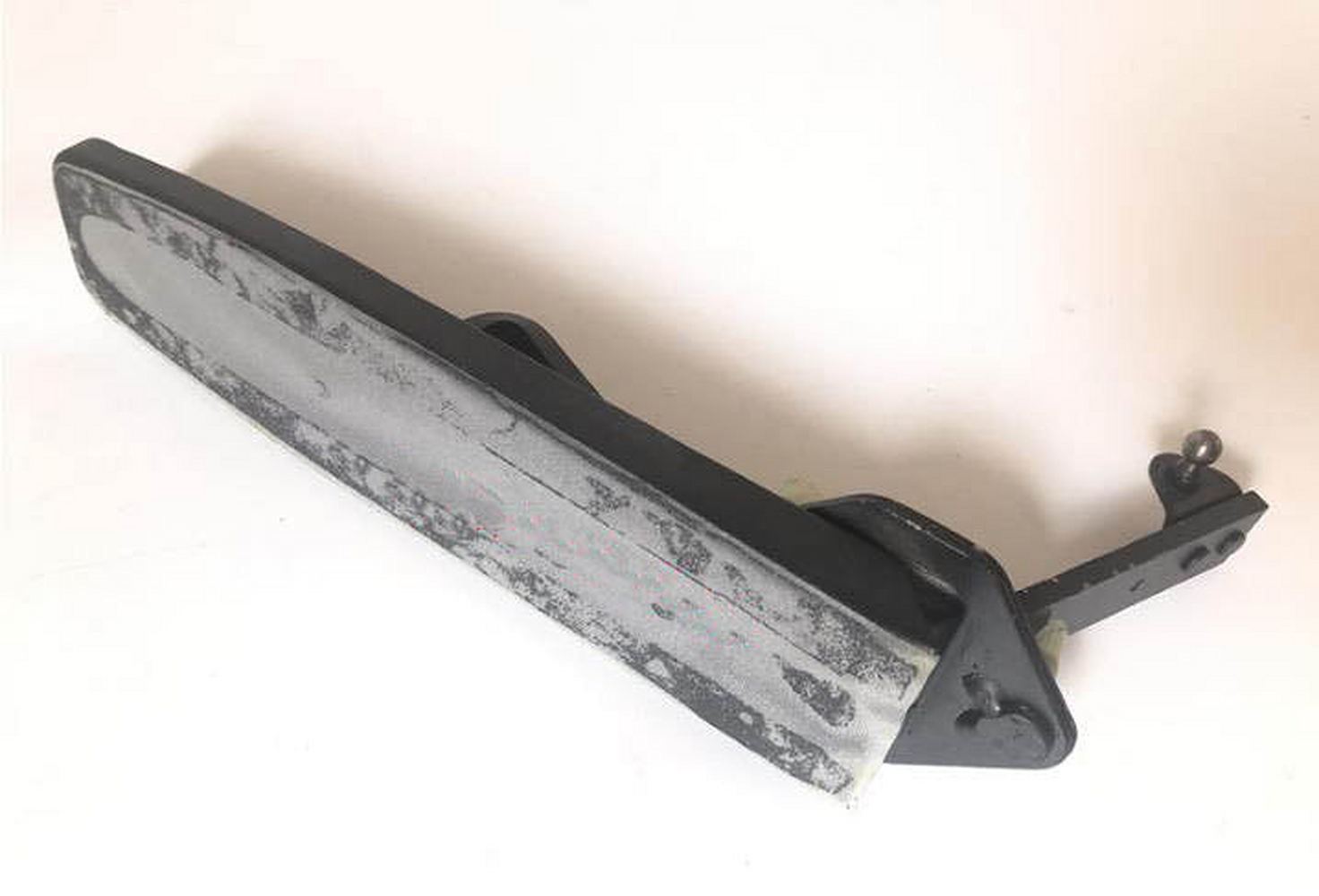 Accelerator pedal assembly with black mount and gray textured foot pad